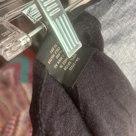 Y2K Black Wrap Around Skirt with Gold Dragon Motif One Size - Picture 5 of 12